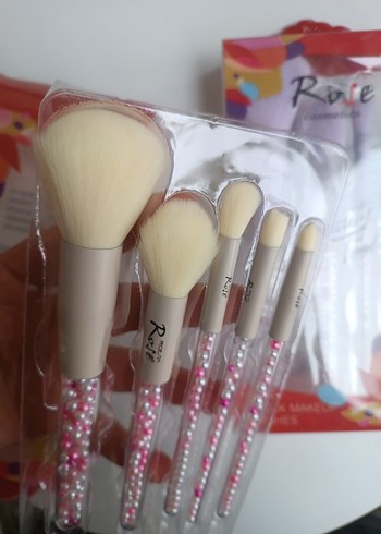 5 Parça Pastel Renkli Makyaj Fırça Seti - Görsel 10