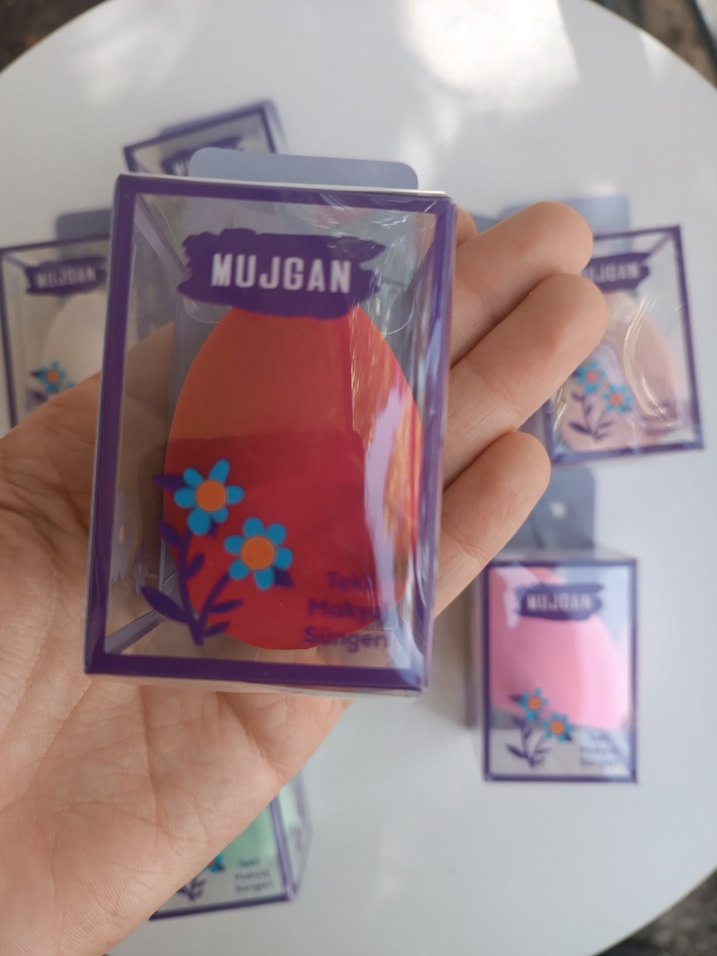 Renkli Tekli Makyaj Süngeri MUJGAN - Görsel 4