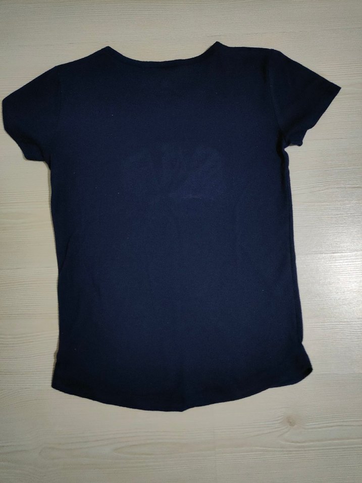 GAP Baskılı Koyu Lacivert t-shirt - Görsel 5