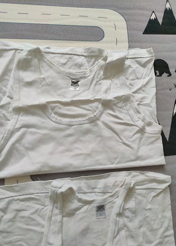 Beyaz Erkek Çocuk Atlet 6'lı Paket - Görsel 4