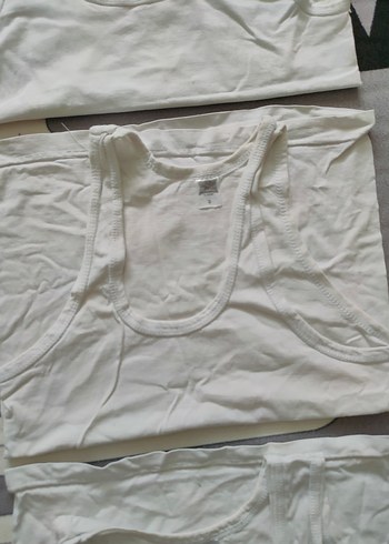 Beyaz Erkek Çocuk Atlet 6'lı Paket - Görsel 3