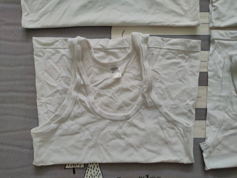 Beyaz Erkek Çocuk Atlet 6'lı Paket - Görsel 5