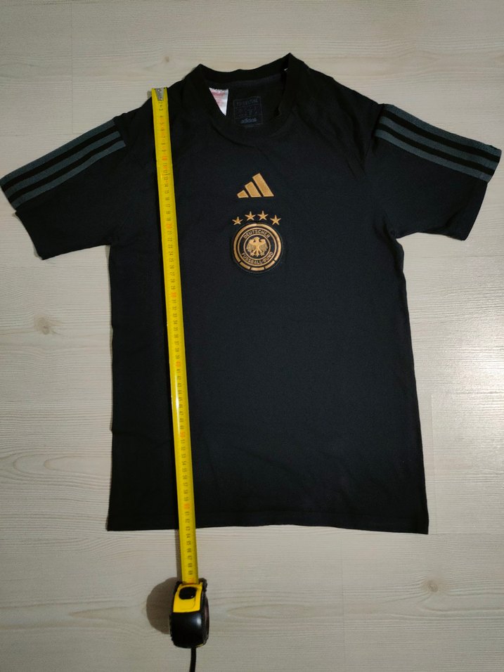 Almanya forması Siyah Kısa Kollu Spor T-shirt - Görsel 2