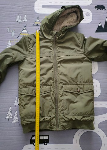 LC Waikiki Kapüşonlu Kamuflaj Desenli Erkek Çocuk Mont - Görsel 9