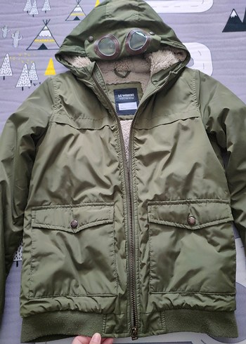 LC Waikiki Kapüşonlu Kamuflaj Desenli Erkek Çocuk Mont - Görsel 3