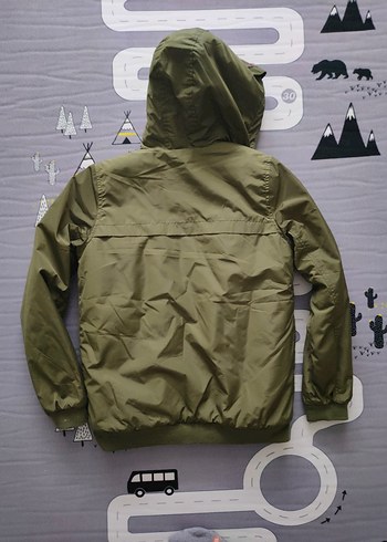 LC Waikiki Kapüşonlu Kamuflaj Desenli Erkek Çocuk Mont - Görsel 6