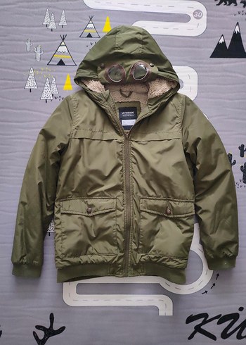 LC Waikiki Kapüşonlu Kamuflaj Desenli Erkek Çocuk Mont - Görsel 11