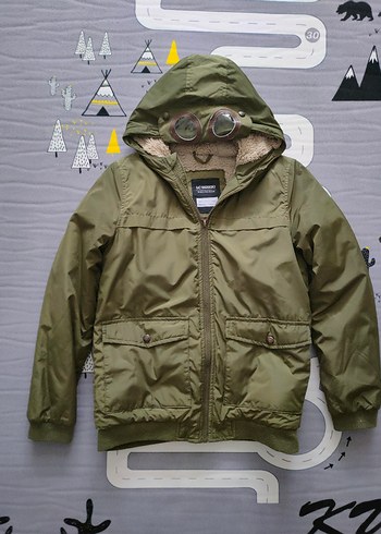 LC Waikiki Kapüşonlu Kamuflaj Desenli Erkek Çocuk Mont - Görsel 10