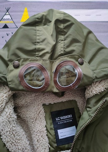 LC Waikiki Kapüşonlu Kamuflaj Desenli Erkek Çocuk Mont - Görsel 5