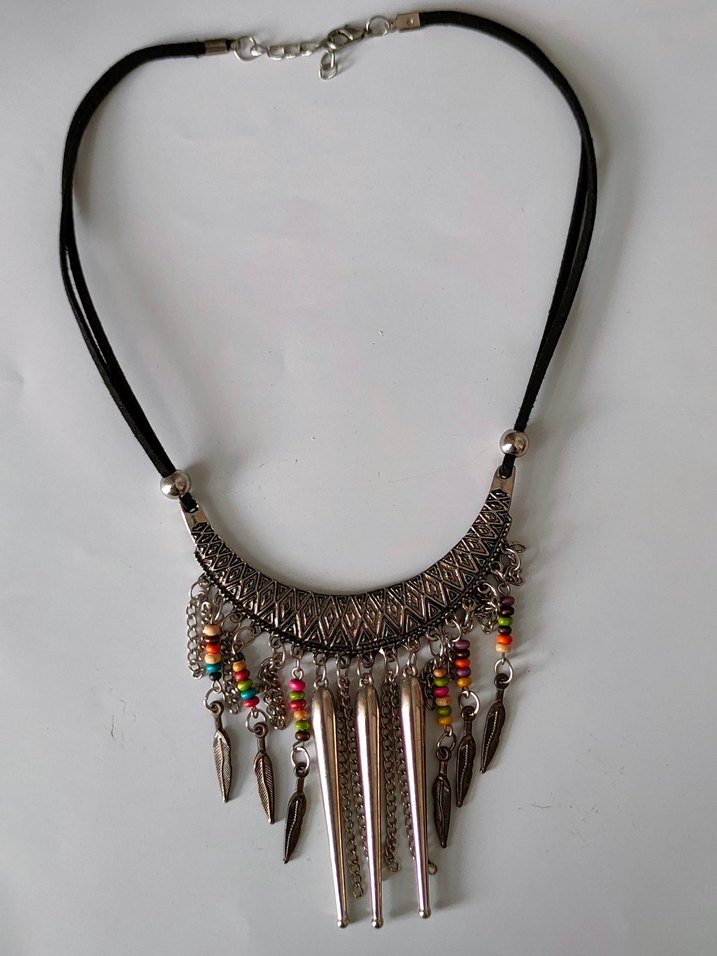 Renkli Boncuklu Bohem Uzun Kolye - Görsel 5