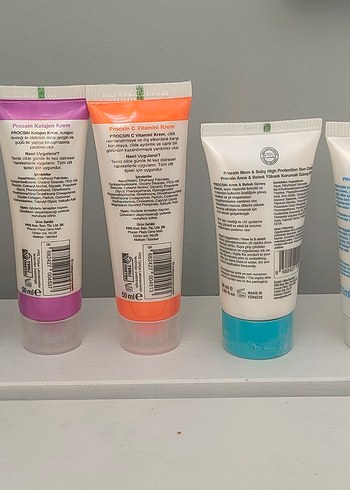 Procsin Kollajen, Vitamin ve SPF 50+ Güneş Kremi 5 li set - Görsel 2