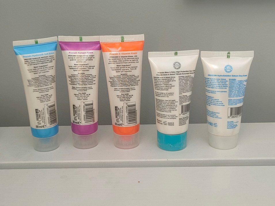 Procsin Kollajen, Vitamin ve SPF 50+ Güneş Kremi 5 li set - Görsel 2