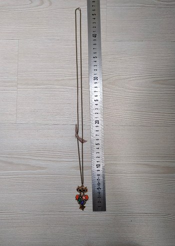 Renkli Bohem Baykuş Kadın Kolye - Görsel 3