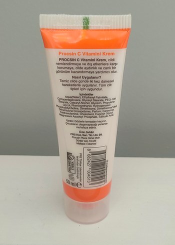 Procsin C Vitaminli Aydınlatıcı Krem - Görsel 2