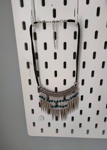 Bohem Mini Boncuklu Turkuaz Kadın Kolye - Görsel 8