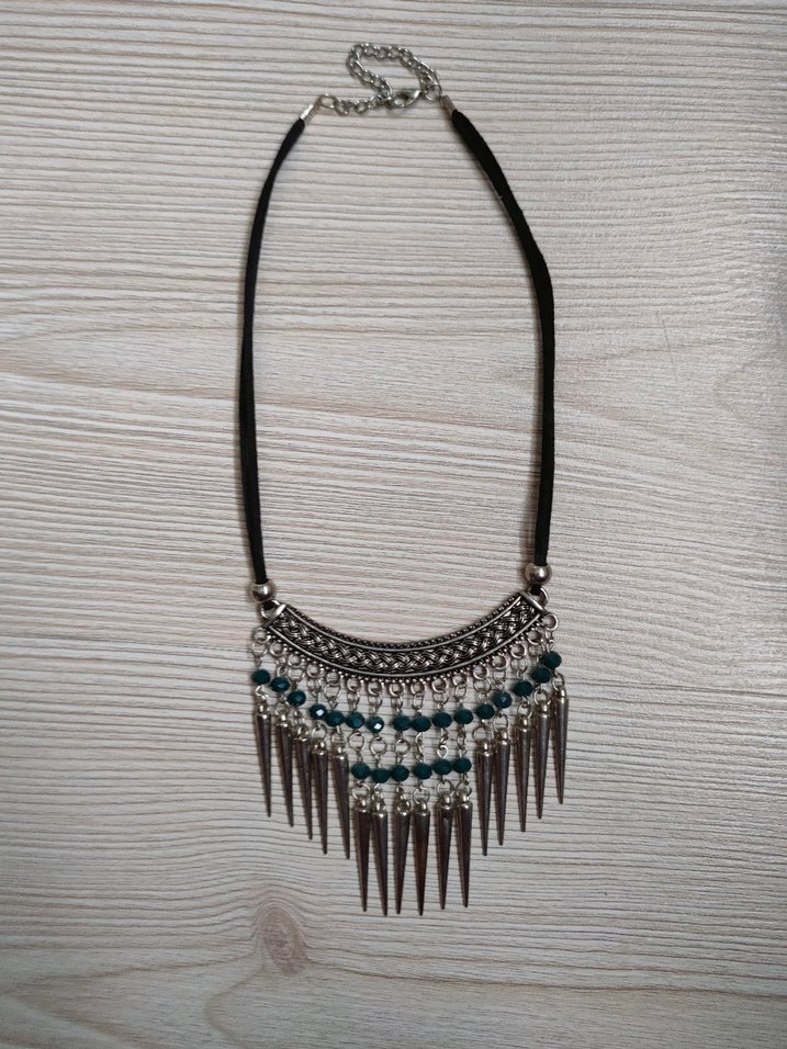 Bohem Mini Boncuklu Turkuaz Kadın Kolye - Görsel 5