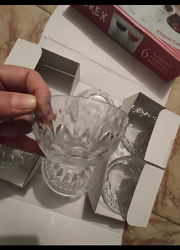 Beden beyaz Renk Paşabahçe inci 6 lı kase çerezlik