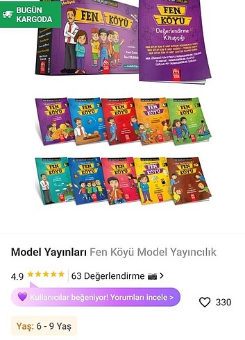 Fen köyü hikaye seti