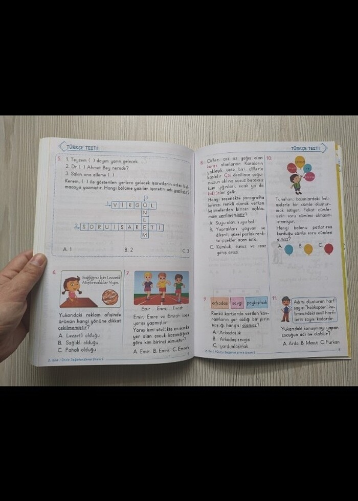 Sınavda yol arkadaşım 2. Sınıf kırmızı beyaz yayınları  - Görsel 4
