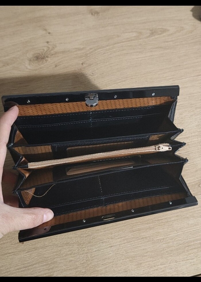 Kadın siyah cüzdan - Görsel 4