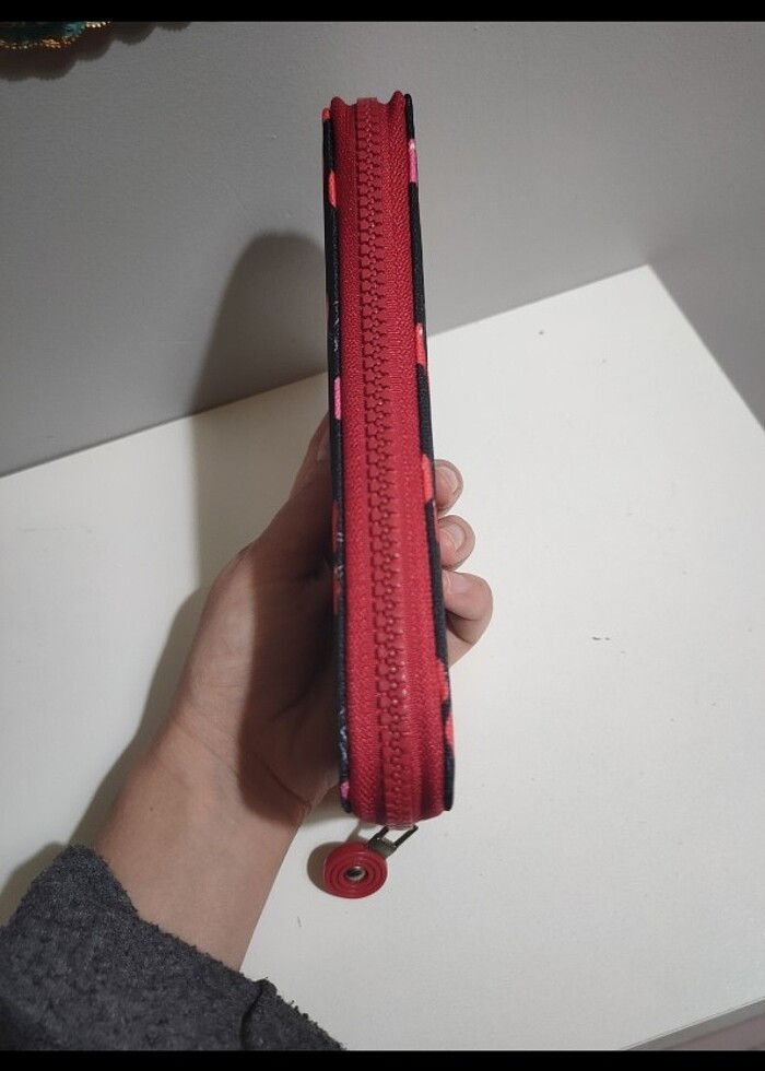 Meyve desenli kadın el çantası veya cüzdan - Görsel 4