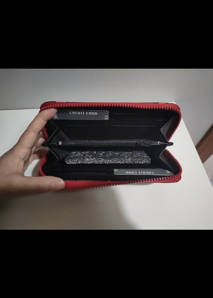 Meyve desenli kadın el çantası veya cüzdan - Görsel 5