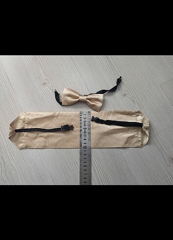 Erkek çocuk papyon ve bel kuşağı - Görsel 4