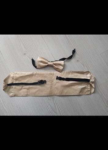 Erkek çocuk papyon ve bel kuşağı - Görsel 5