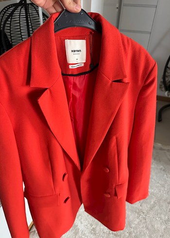 m Beden kırmızı Renk Blazer Ceket