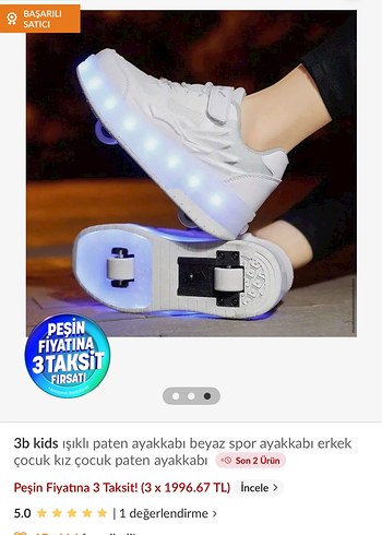 Işıklı paten