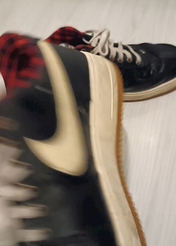 Nike Air Force 1 Siyah Erkek Spor Ayakkabı - Görsel 3