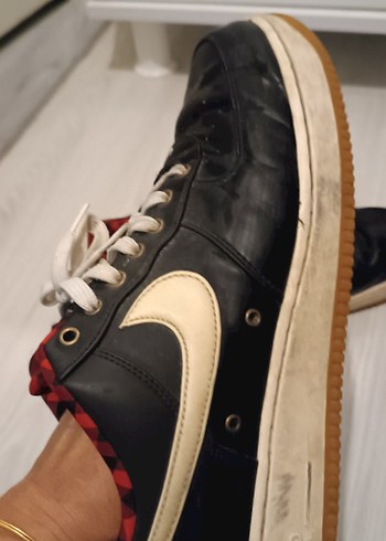 Nike Air Force 1 Siyah Erkek Spor Ayakkabı - Görsel 2