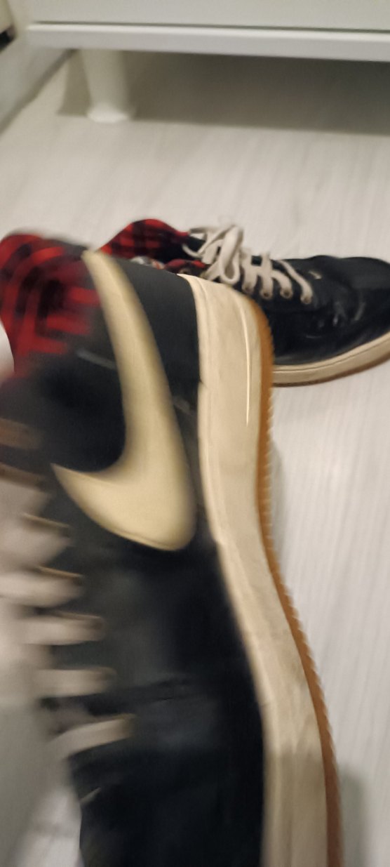 Nike Air Force 1 Siyah Erkek Spor Ayakkabı - Görsel 3