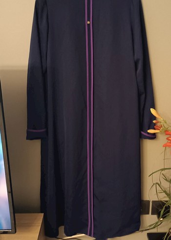 Uzun Mor Kadın dış giyim - Görsel 4