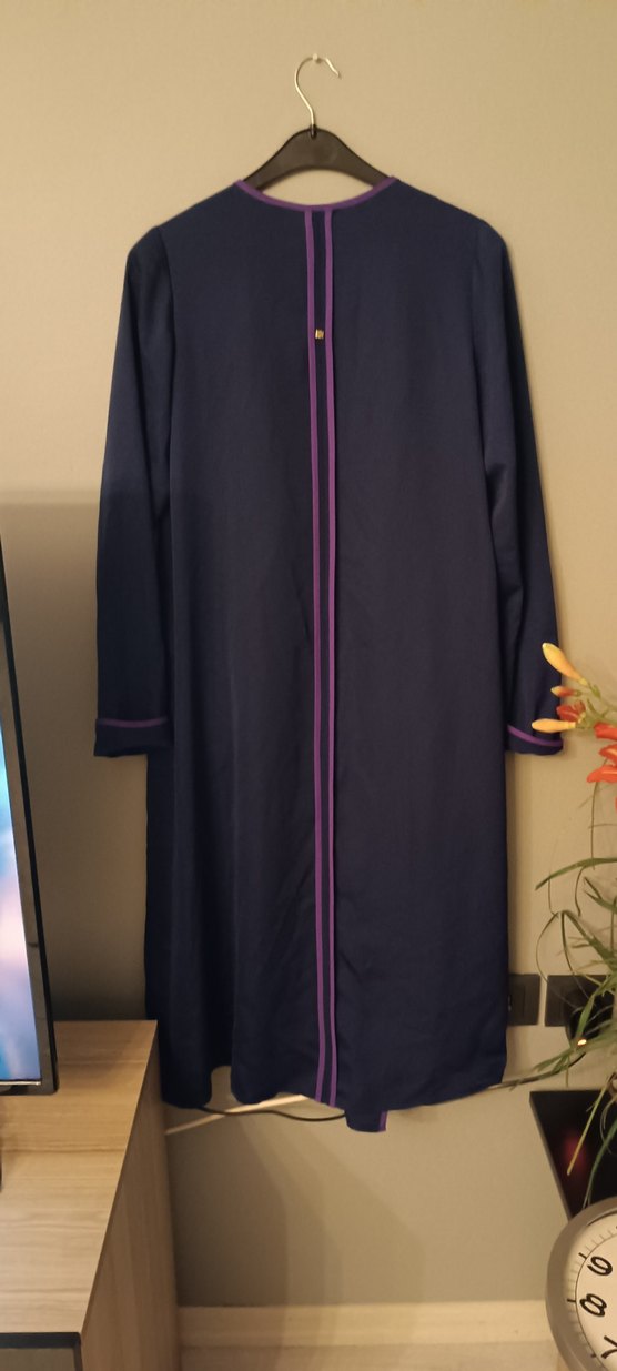 Uzun Mor Kadın dış giyim - Görsel 4