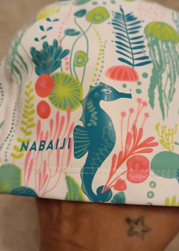 Renkli Desenli Çocuk silikon bone - Görsel 2