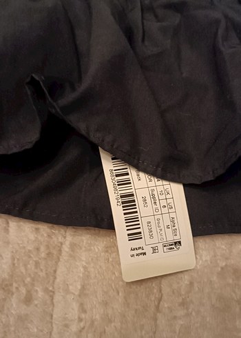 Nakışlı Siyah Mini Straplez Büstiyer - Görsel 3