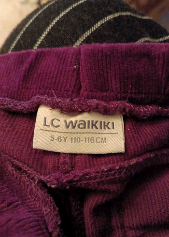 Bordo kadife kız çocuk tayt - Görsel 3