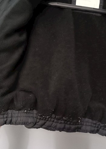 Erkek Çocuk Siyah Fermuarlı şişme mont - Görsel 4