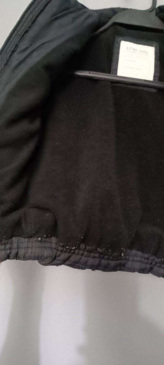 Erkek Çocuk Siyah Fermuarlı şişme mont - Görsel 4