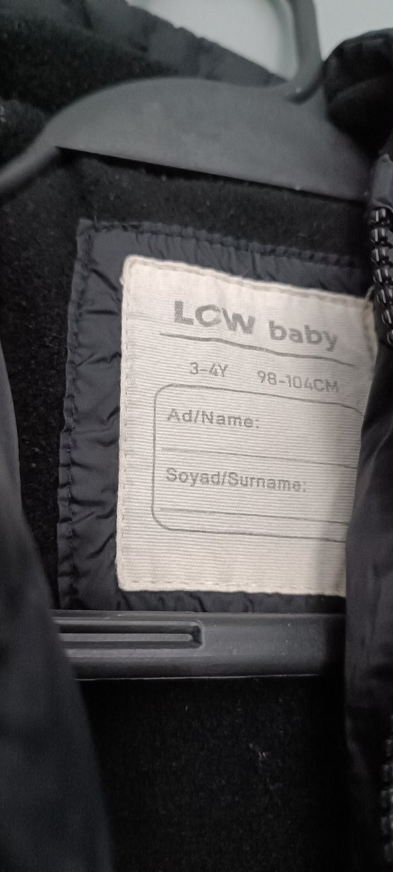 Erkek Çocuk Siyah Fermuarlı şişme mont - Görsel 2