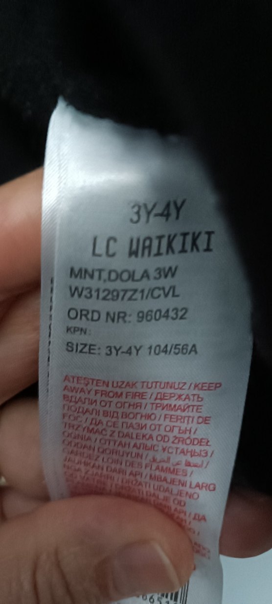 Erkek Çocuk Siyah Fermuarlı şişme mont - Görsel 3