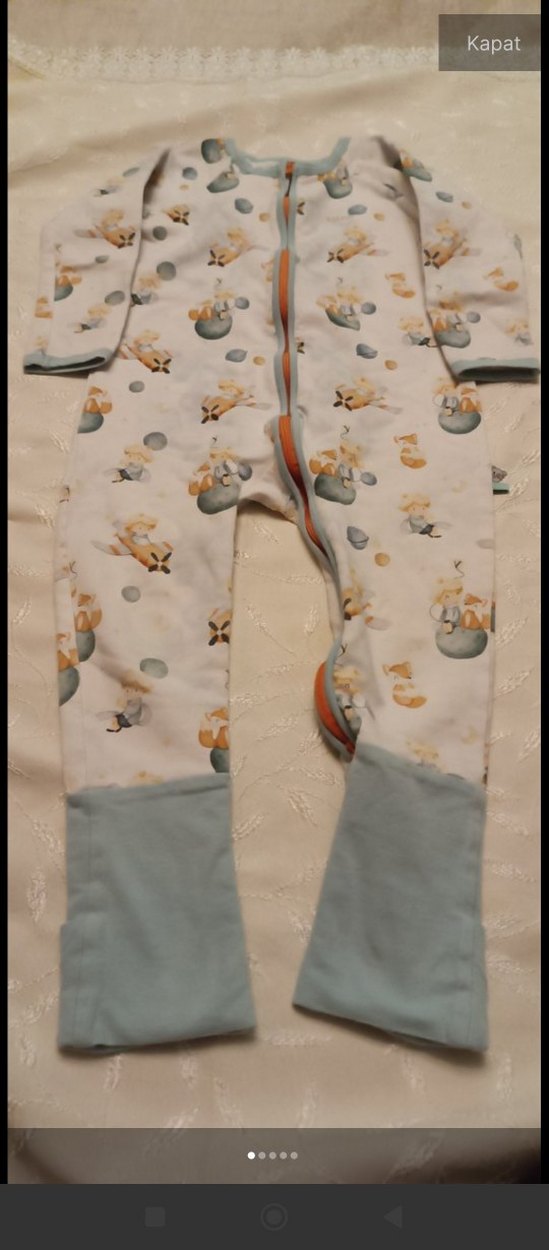 Mavi Fermuarlı uyku tulumu Tulum 2 adet - Görsel 5