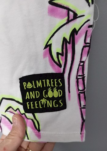 Beyaz Baskılı Erkek Çocuk Tişört - Görsel 2