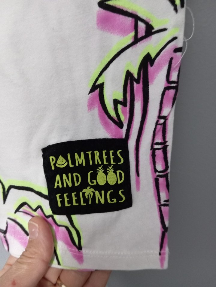 Beyaz Baskılı Erkek Çocuk Tişört - Görsel 2