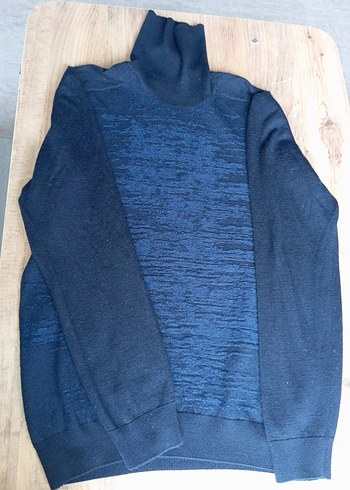 Network Lacivert Melanj Turtleneck Triko Kazak