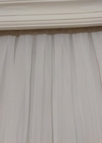 Dantel Detaylı Beyaz perde - Görsel 11