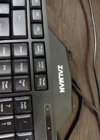 Siyah Kablolu Zalman Klavye - Görsel 2