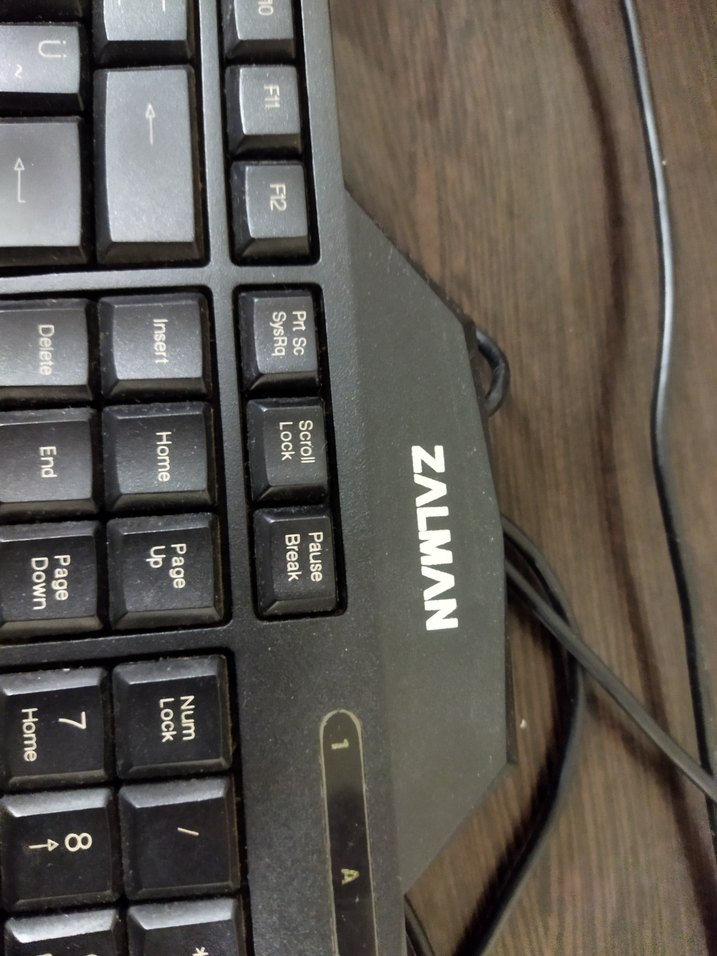 Siyah Kablolu Zalman Klavye - Görsel 2