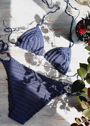 Mavi bikini takım 